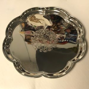 SILVER Plated Scallops Tray NWOT
